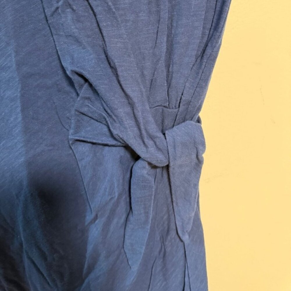 Velvet by Graham & Spencer for Anthropologie Blue Tie-Waist Dress Women’s Small - Picture 3 of 6